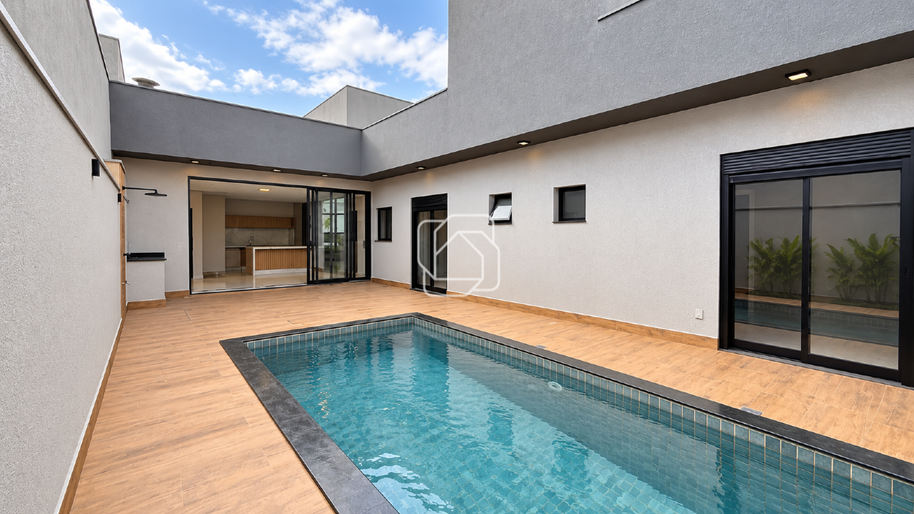 Casa de Condomínio à venda em Indaiatuba - SP - Residencial Evidências: Área da piscina