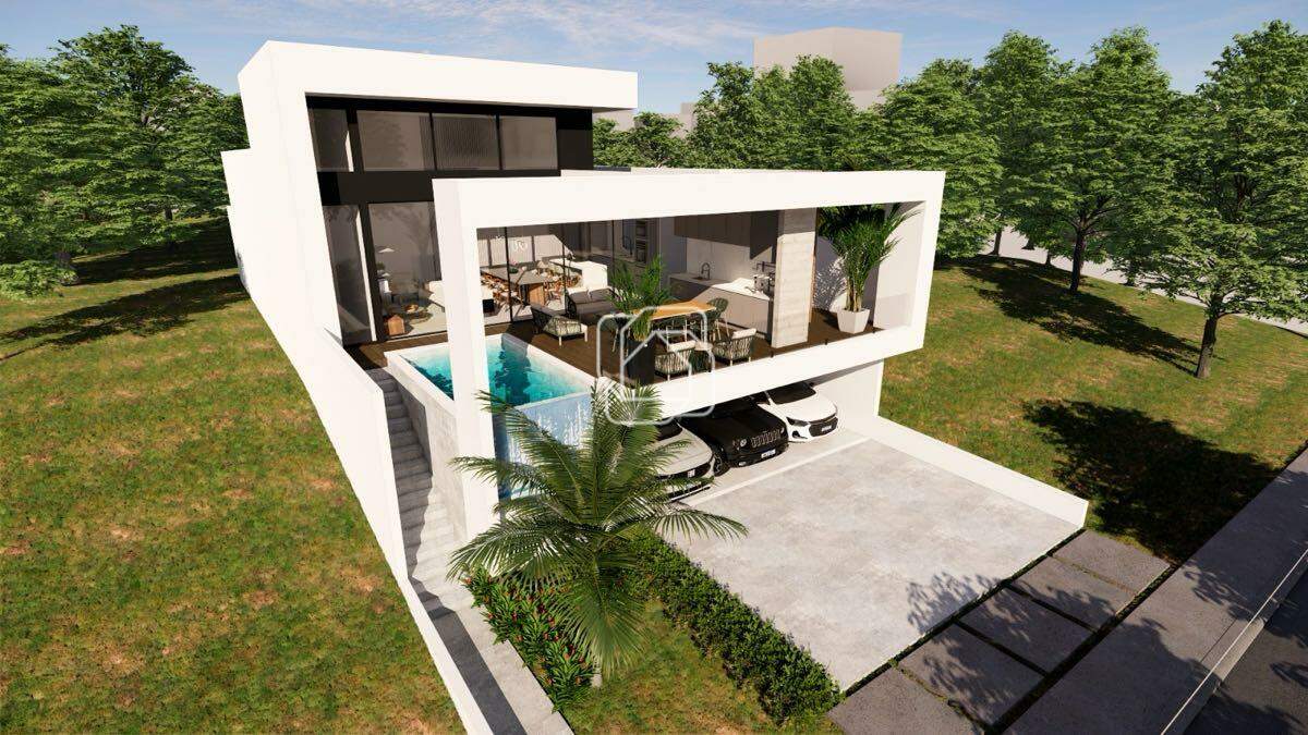 Casa de Condomínio à venda em Indaiatuba - SP - Jardim Villa Sapezal: Imagem do projeto 3D