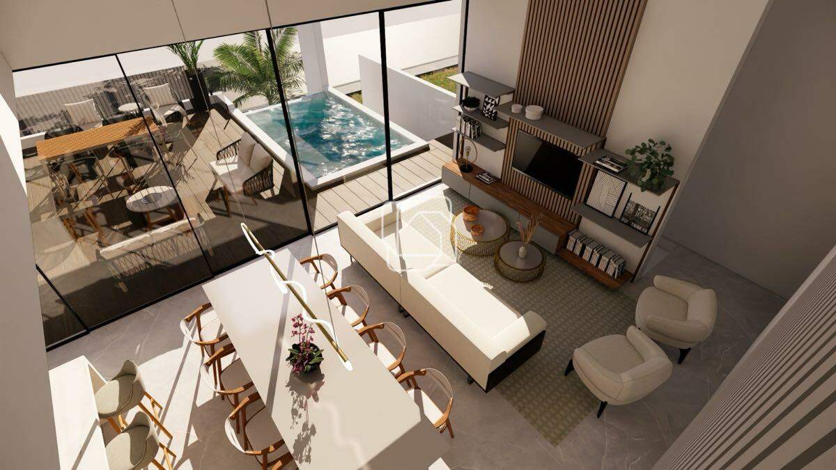 Casa de Condomínio à venda em Indaiatuba - SP - Jardim Villa Sapezal: Imagem do projeto 3D
