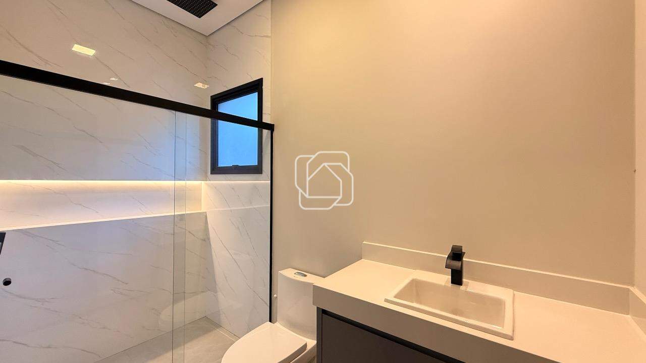 Casa de Condomínio à venda em Indaiatuba - SP - Residencial Evidências: Banheiro