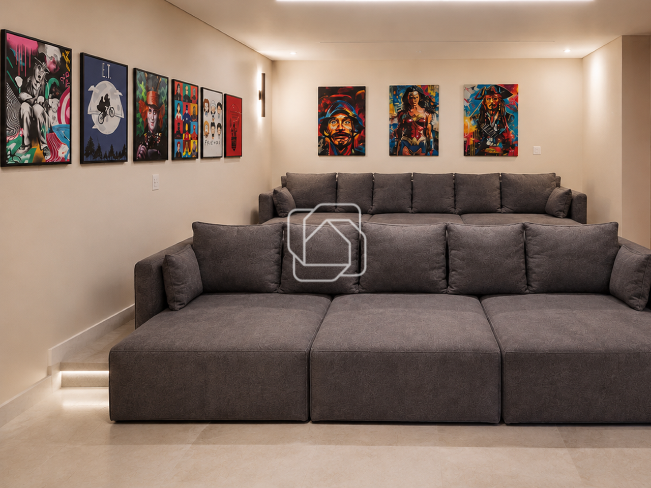 Casa de Condomínio à venda em Itupeva - SP - Fazenda da Grama: Home cinema