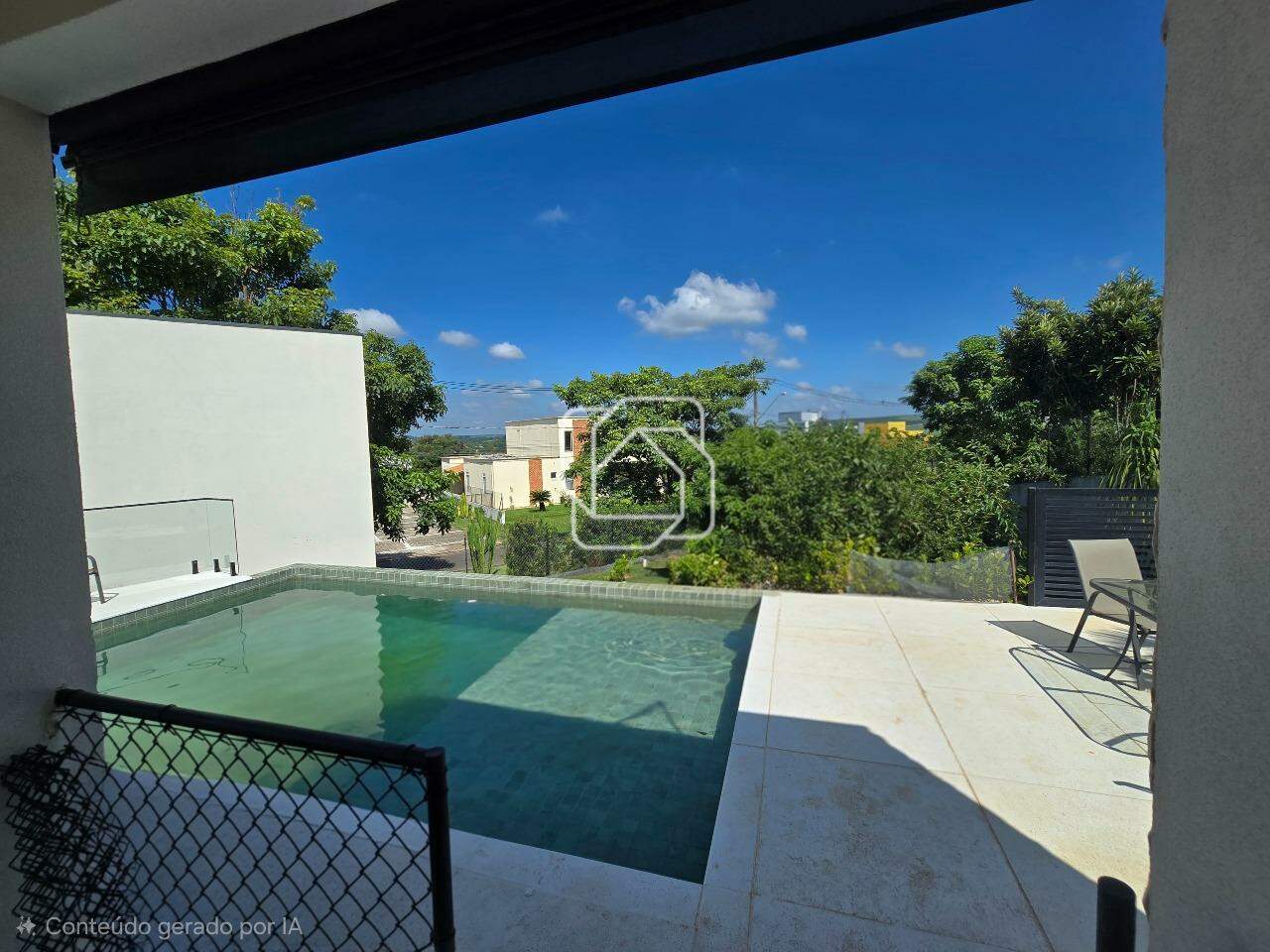 Casa de Condomínio à venda em Salto - SP - Terras de Mont Serrat: Área da piscina