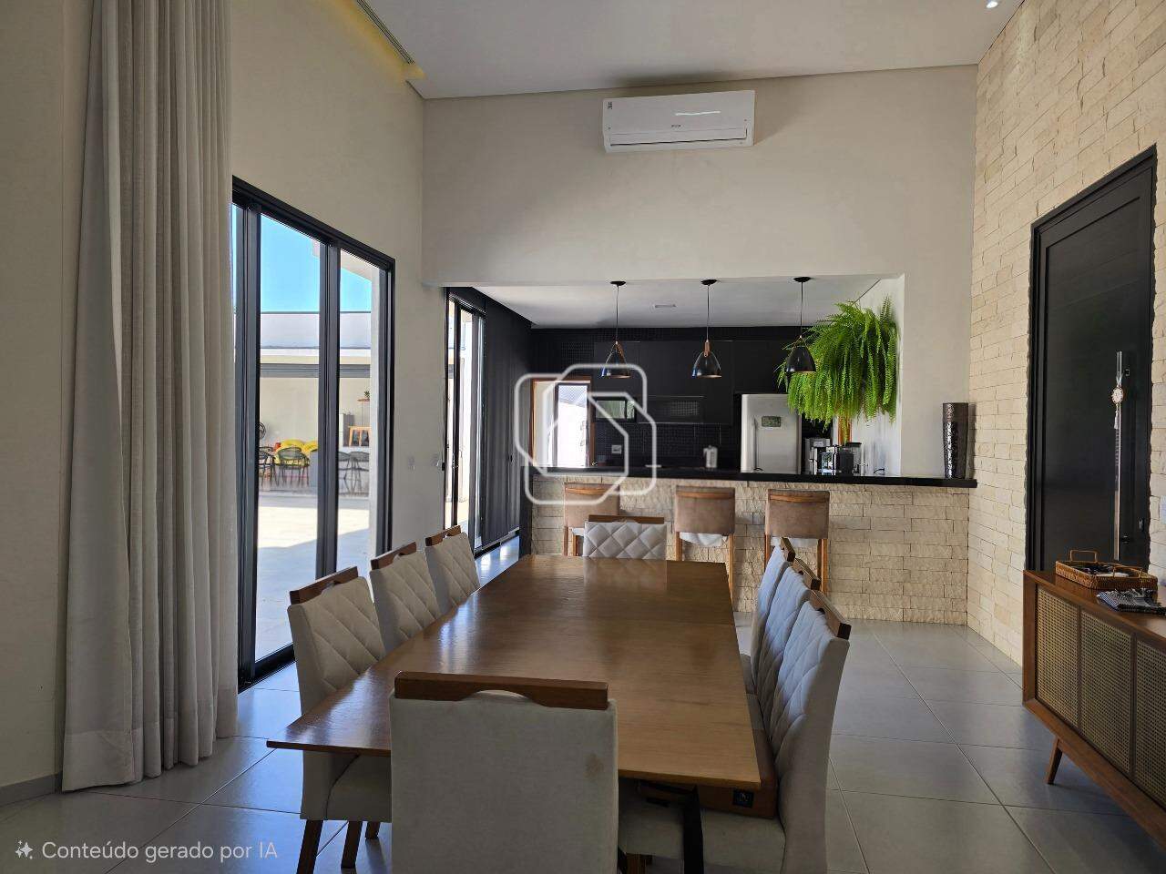 Casa de Condomínio à venda em Salto - SP - Terras de Mont Serrat: Sala de jantar