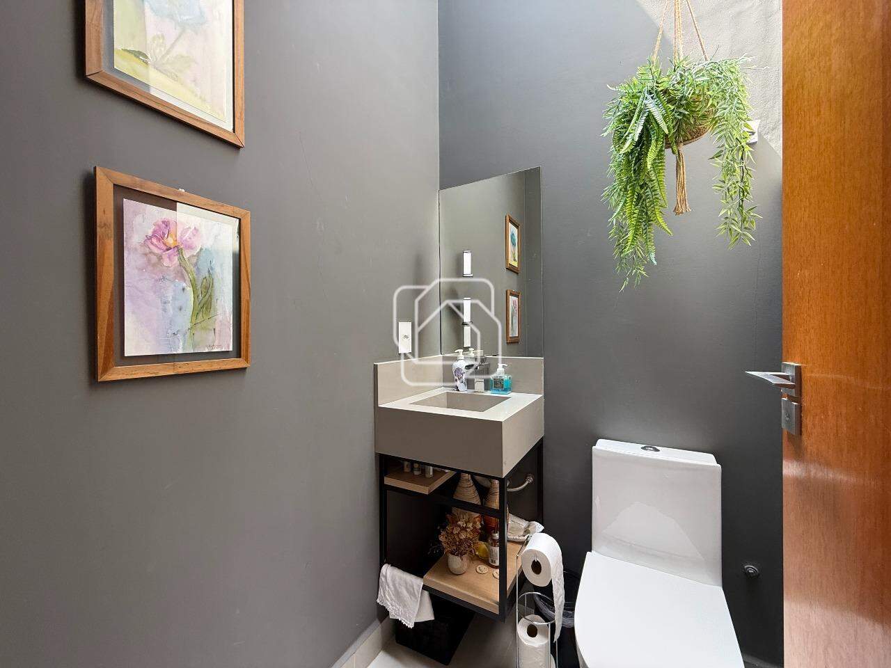 Casa de Condomínio à venda em Indaiatuba - SP - Jardim Residencial Viena: Lavabo