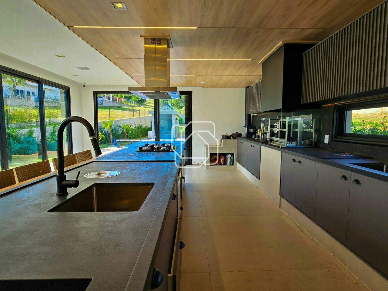 Casa de Condomínio para aluguel em Itu - SP - Condomínio Fazenda Kurumin: Cozinha gourmet