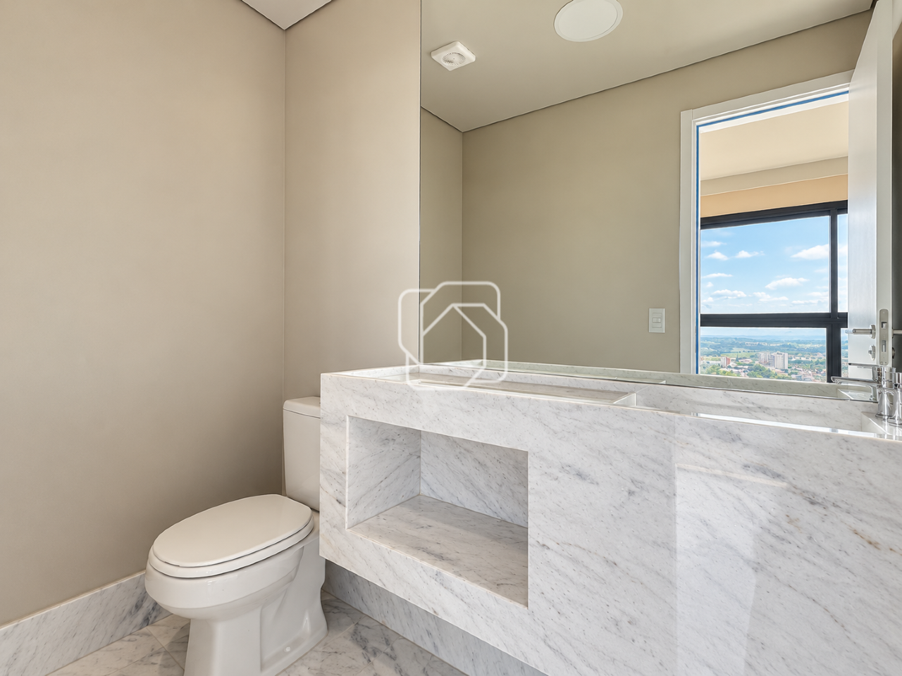 Apartamento para aluguel em Indaiatuba - SP - Reserva Luíza Tomazelli: Lavabo