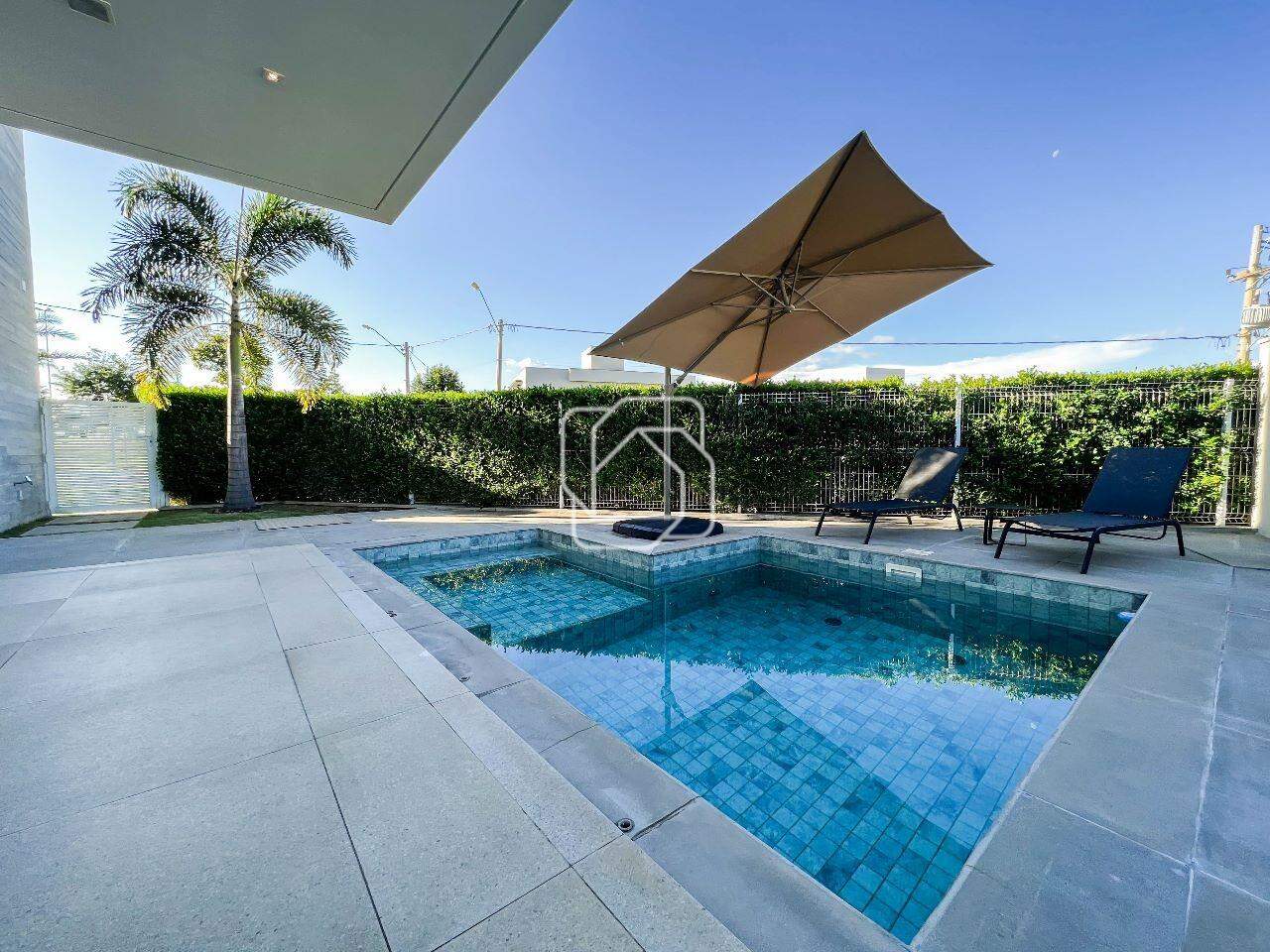 Casa de Condomínio à venda em Salto - SP - Residencial Central Parque: Área da piscina