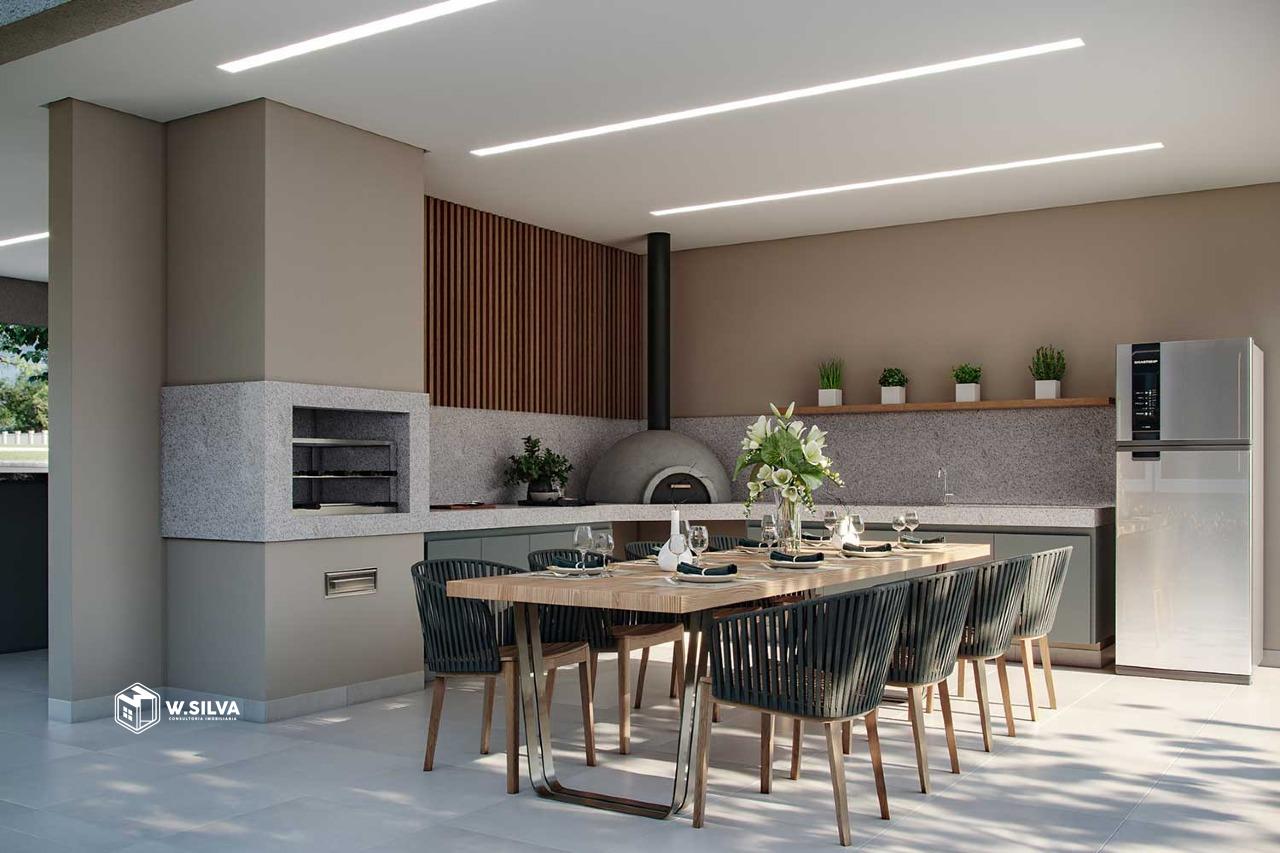 Área gourmet com churrasqueira