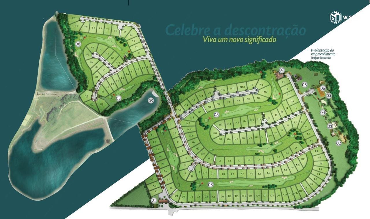 Terreno em condomínio à venda no Jardim Indaiatuba Golf: 