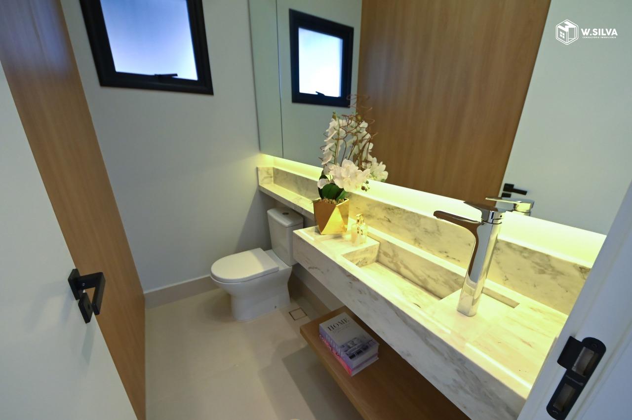 Casa em Condomínio à venda no Condomínio Dona Maria Candida: lavabo