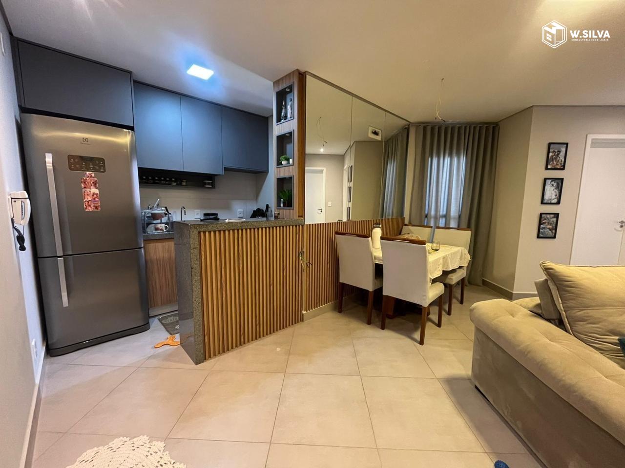 Apartamento à venda no Plaza Bella Vista: cozinha integrada a sala