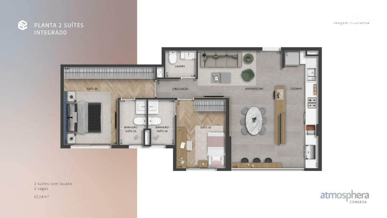 Apartamento à venda no Condomínio Atmosphera :