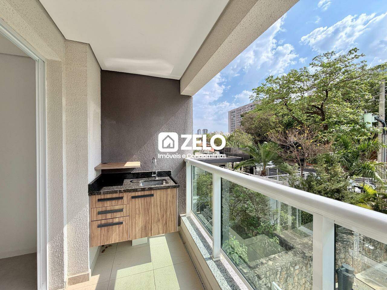 [EMPREENDIMENTO] Apartamento em Botafogo, Campinas - SP | Zelo Imóveis: Varanda gourmet
