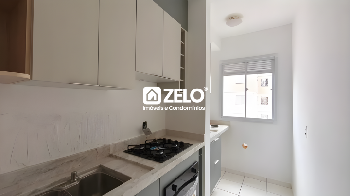 Apartamento em Jardim do Lago Continuação, Campinas - SP | Zelo Imóveis: Cozinha 