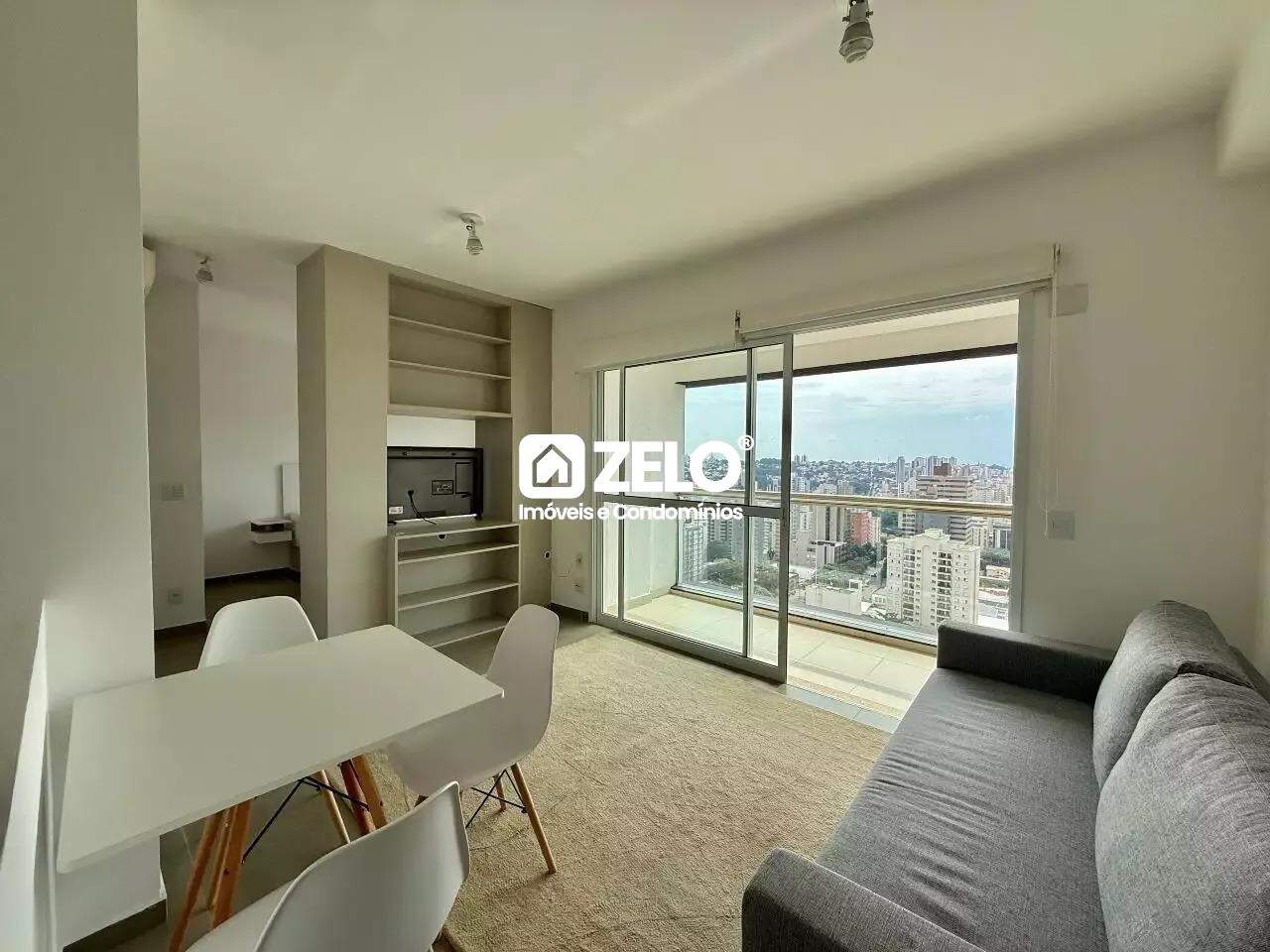 Apartamento em Centro, Campinas - SP | Zelo Imóveis: Sala de estar/jantar