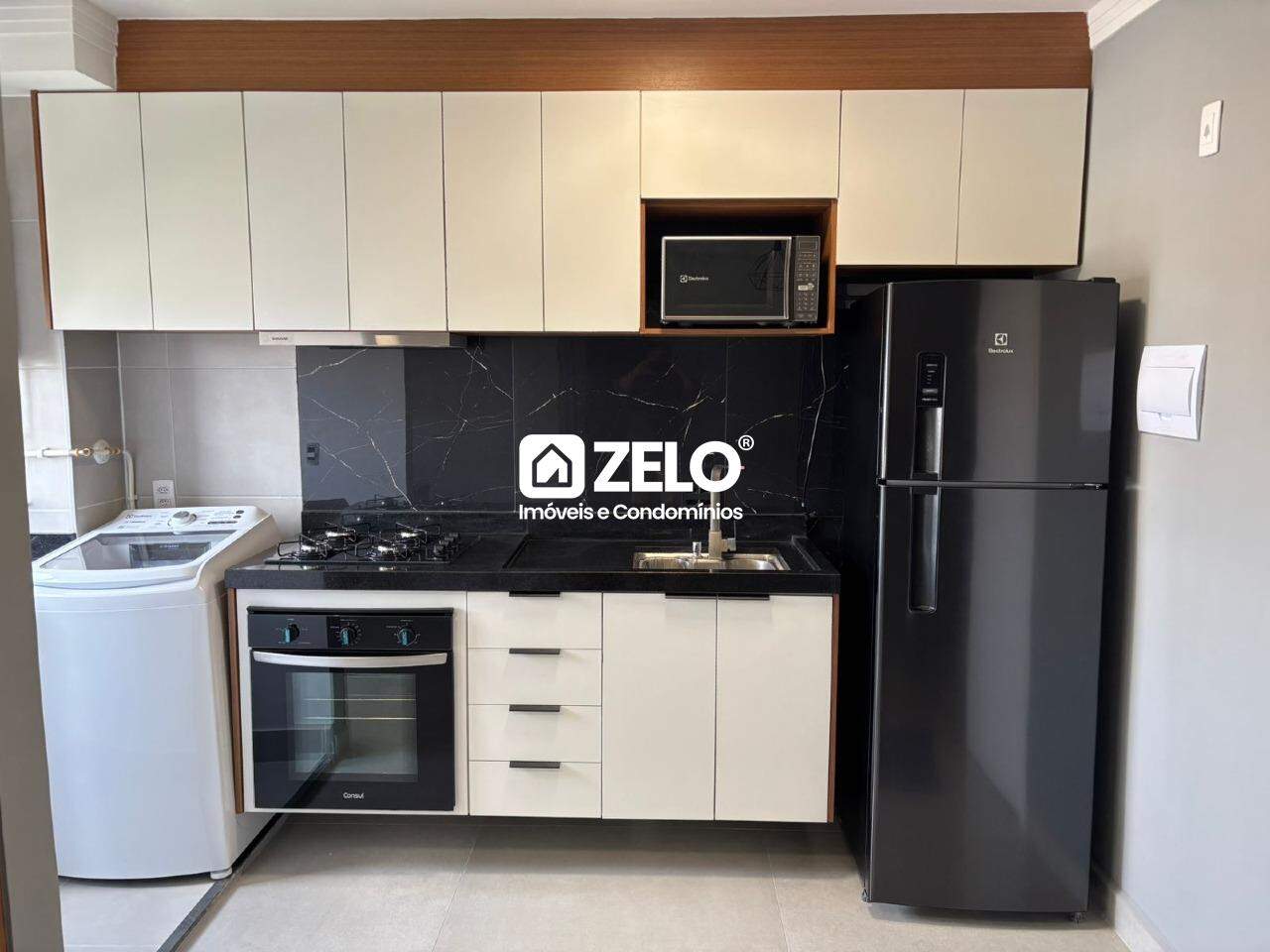 [EMPREENDIMENTO] Apartamento em Residencial Parque da Fazenda, Campinas - SP | Zelo Imóveis: Cozinha