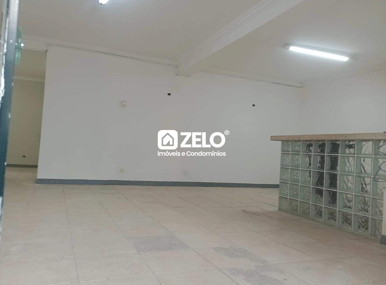 Salão em Cambuí, Campinas - SP | Zelo Imóveis: Salão comercial - vista ampla
