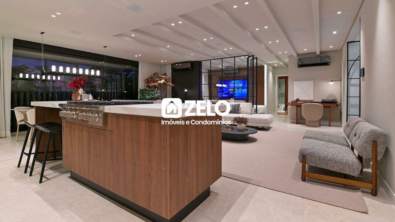 Apartamento em Nova Campinas, Campinas - SP | Zelo Imóveis: Cozinha com ilha