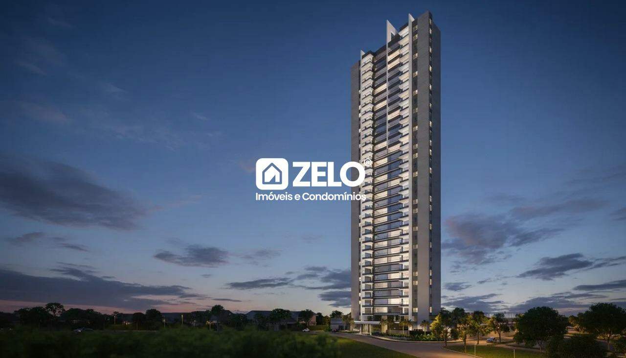 Apartamento em Vila Brandina, Campinas - SP | Zelo Imóveis: Fachada ao entardecer