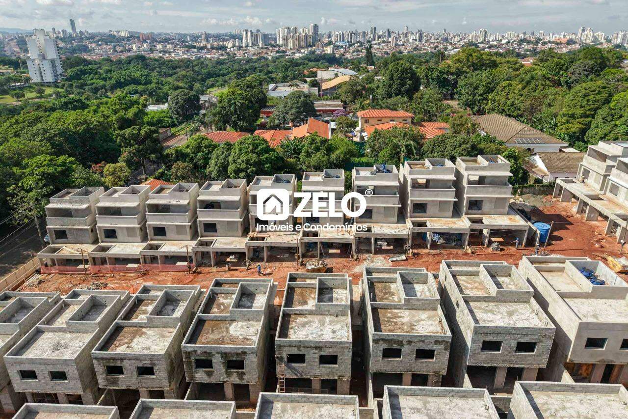 Casa em Chácara Primavera, Campinas - SP | Zelo Imóveis: Vista aérea - obra em andamento