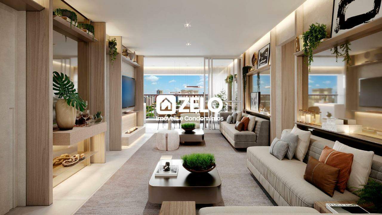 Apartamento em Cambuí, Campinas - SP | Zelo Imóveis: Living decorado