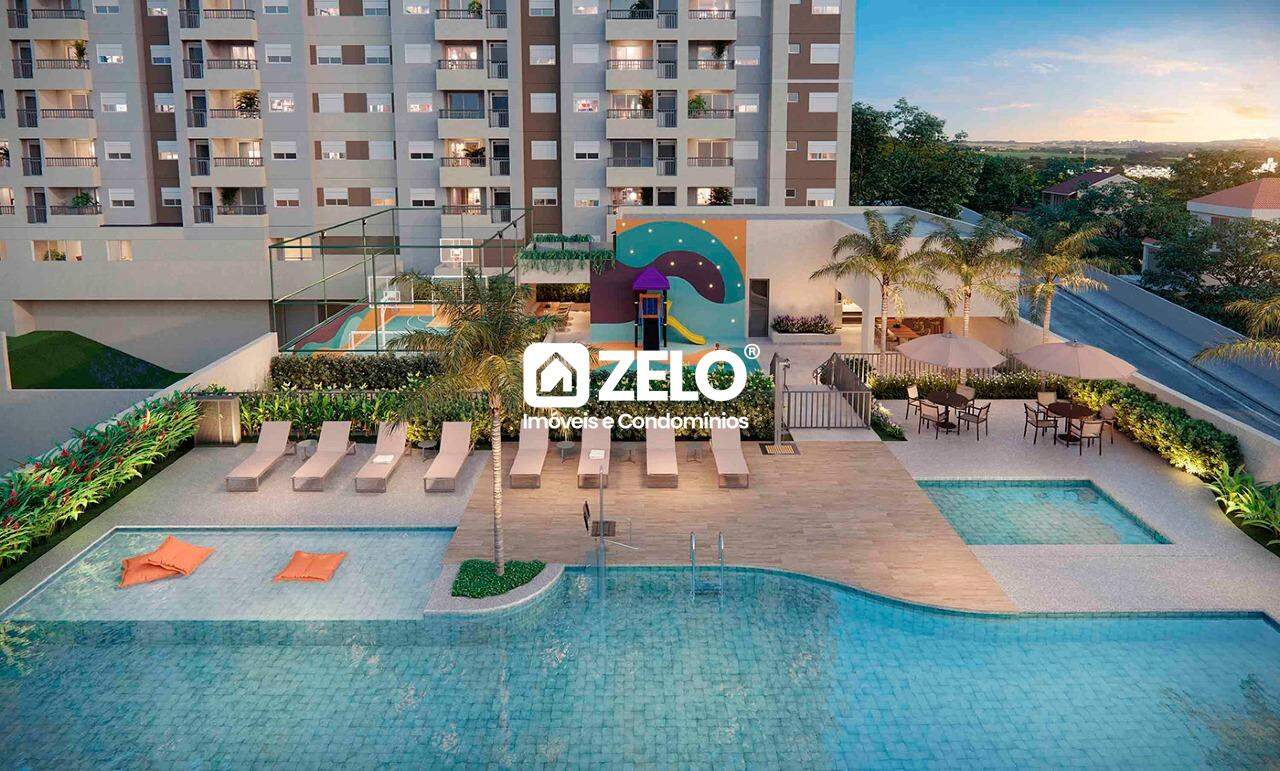 Apartamento em Parque Rural Fazenda Santa Cândida, Campinas - SP | Zelo Imóveis: Área de lazer - vista aérea
