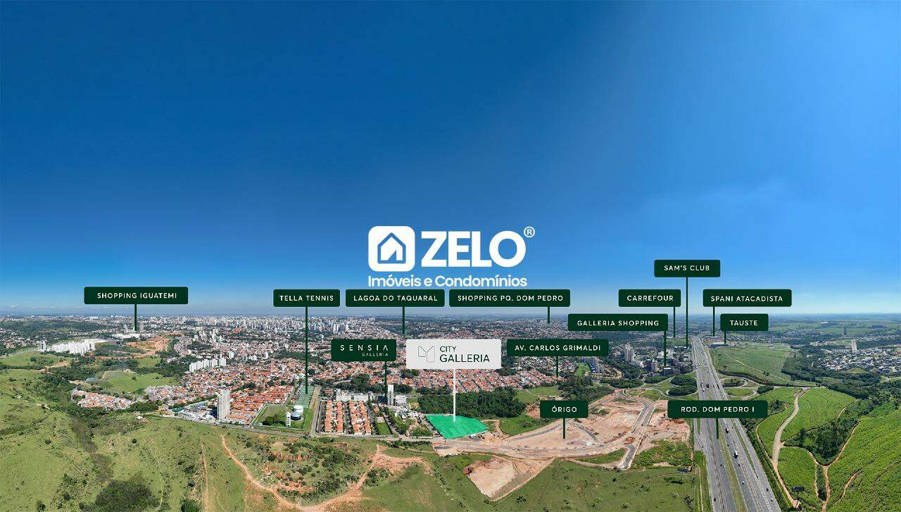 Apartamento em Residencial Galeria Garden, Campinas - SP | Zelo Imóveis: Vista aérea