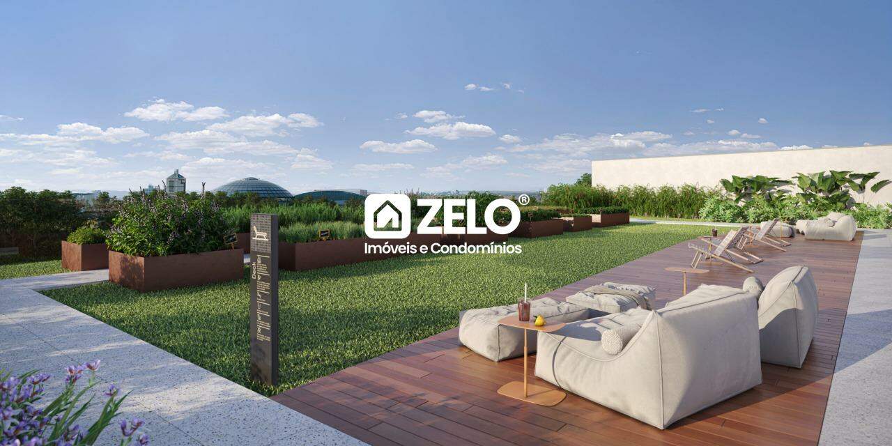 Apartamento em Vila Brandina, Campinas - SP | Zelo Imóveis: Praça gramada e horta