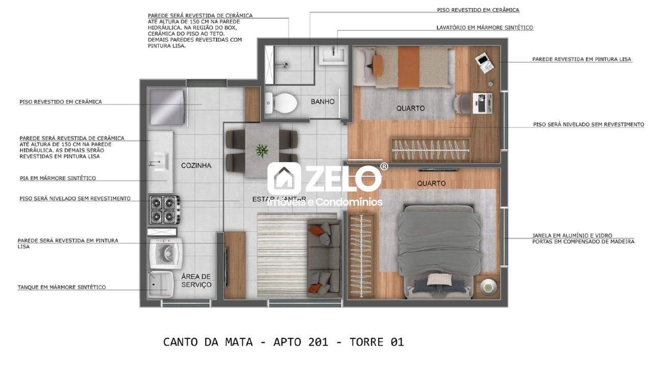 Apartamento em Parque Cidade Campinas, Campinas - SP | Zelo Imóveis: Piscina