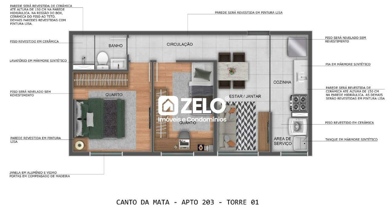 Apartamento em Parque Cidade Campinas, Campinas - SP | Zelo Imóveis: Implantação do empreendimento