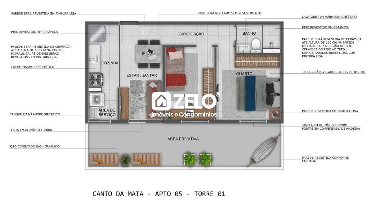 Apartamento em Parque Cidade Campinas, Campinas - SP | Zelo Imóveis: Apartamento decorado