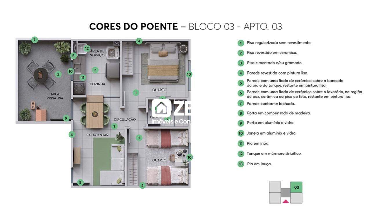 Apartamento em Cidade Satélite Íris, Campinas - SP | Zelo Imóveis: Implantação do empreendimento