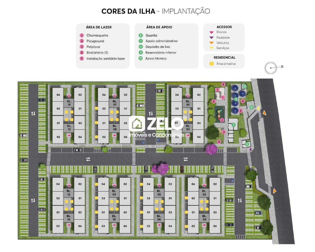 Apartamento em Residencial Parque das Cores, Campinas - SP | Zelo Imóveis: Quarto