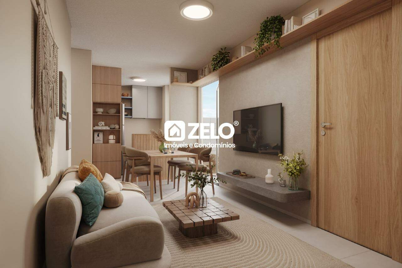 Apartamento em Residencial Parque das Cores, Campinas - SP | Zelo Imóveis: Sala