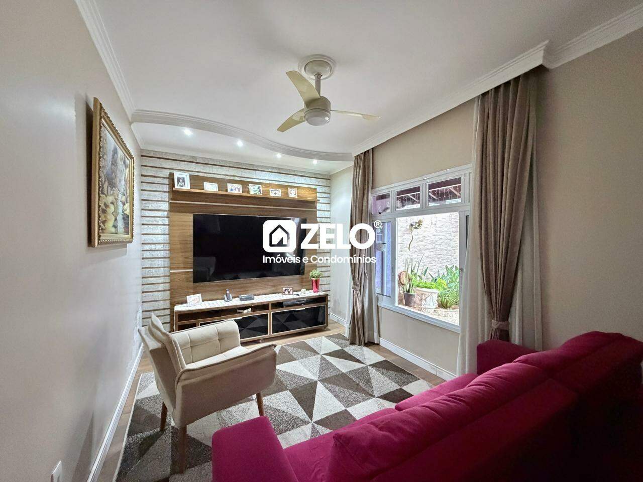 Casa em Jardim Sumarezinho, Hortolândia - SP | Zelo Imóveis: Sala de TV