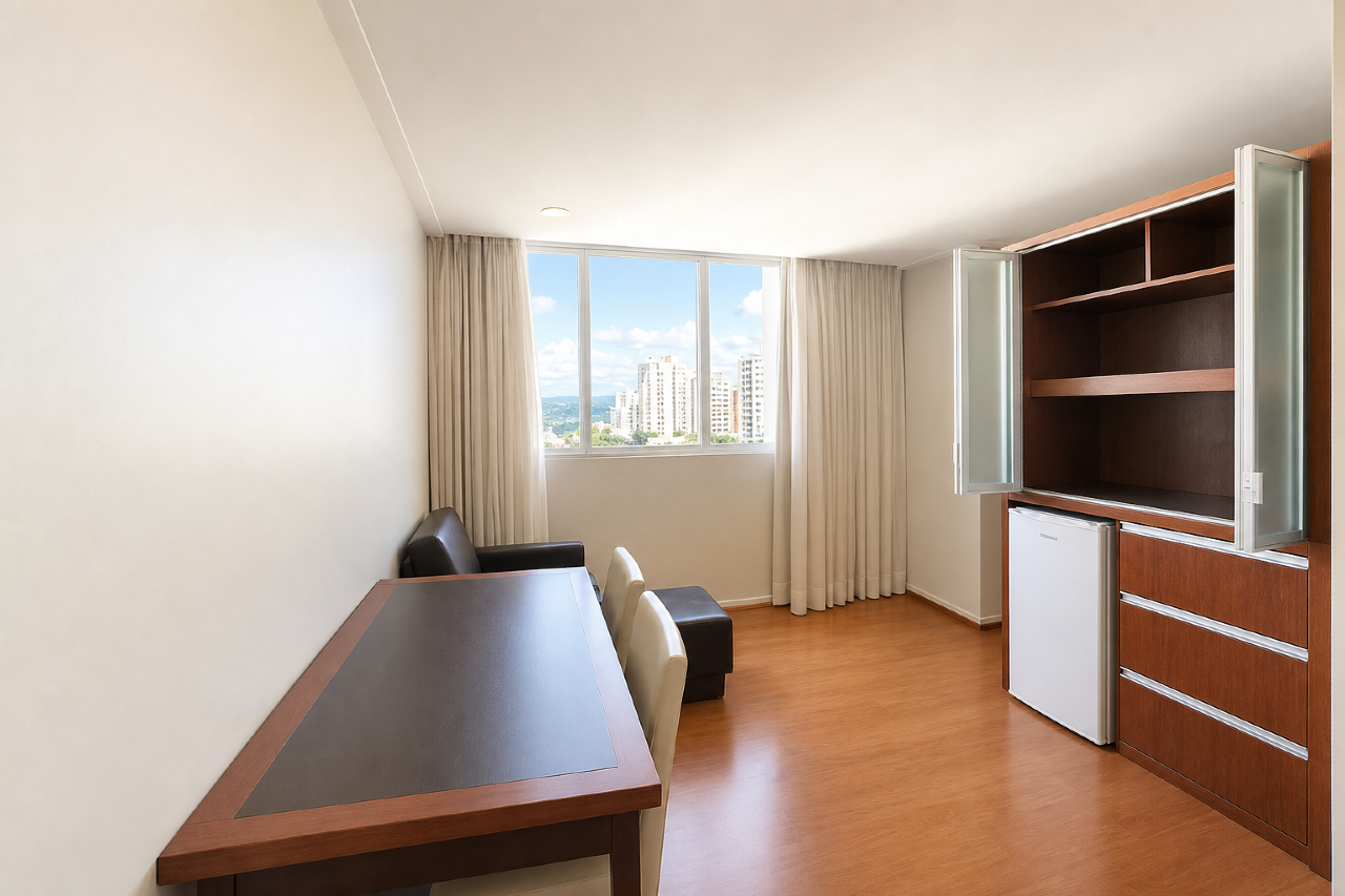 Studio | Boulevard Residence Hotel | 1 quarto | à venda | Centro | Londrina: 