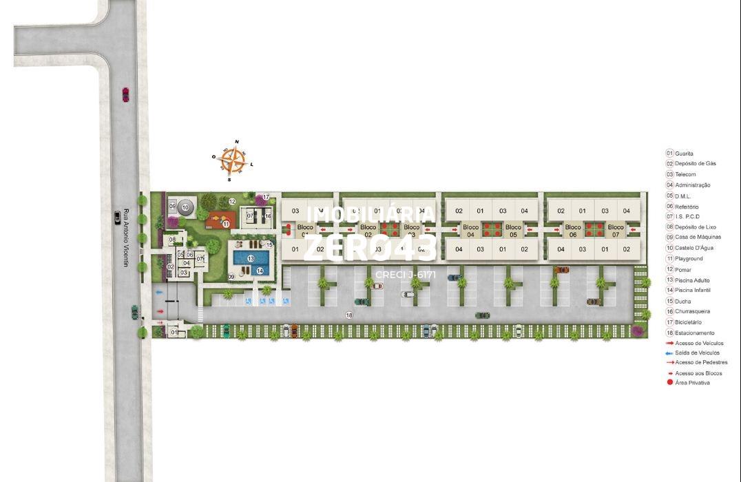 Apartamento | La Sena | 2 quartos | à venda | Vila Salomé | Cambé: 