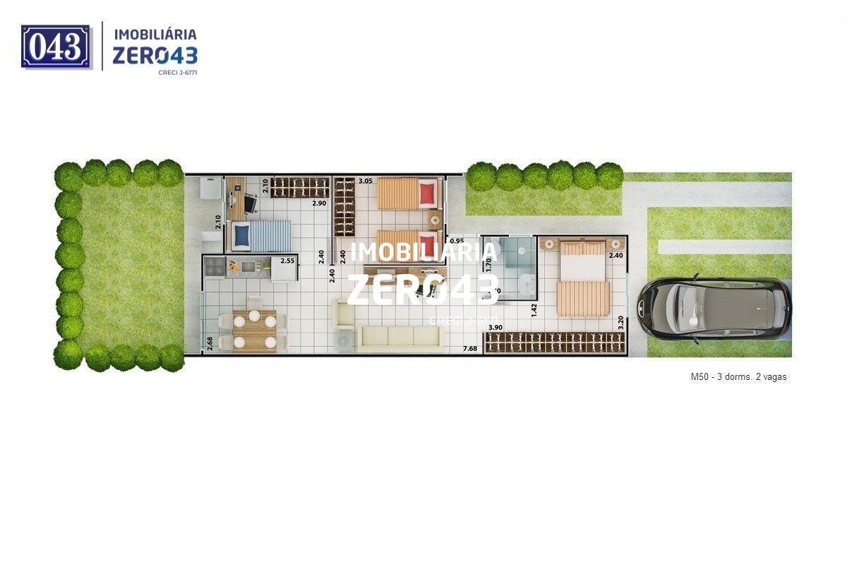 Casa em condomínio | Moradas Londrina | 3 quartos | à venda | Heimtal | Londrina: 