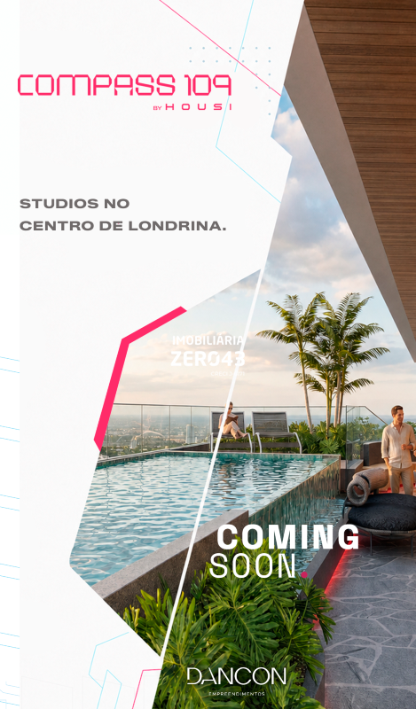 Studio | Compass 109 | 1 quarto | à venda | Jardim Agari | Londrina: 