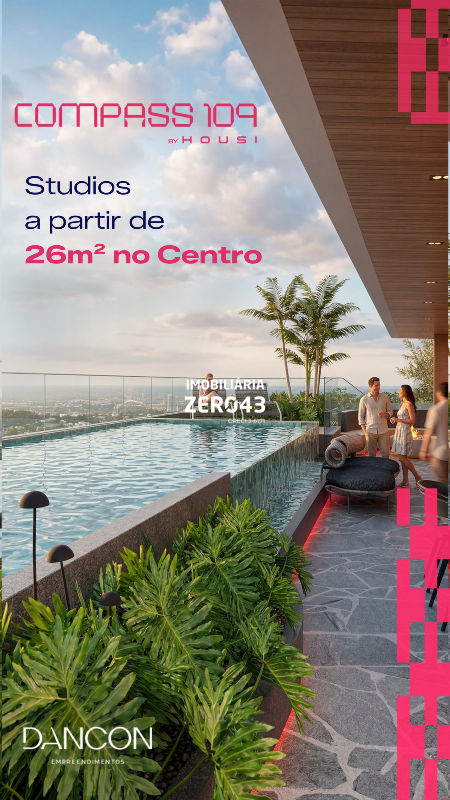 Studio | Compass 109 | 1 quarto | à venda | Jardim Agari | Londrina: 