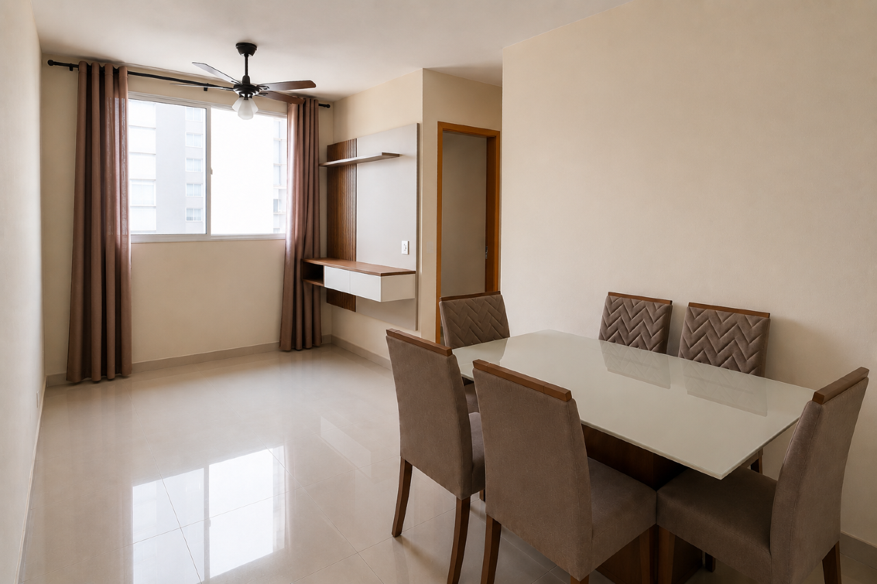 Apartamento | Spazio Lyon | 2 quartos | para aluguel | Conjunto Habitacional Doutor Farid Libos | Londrina: 