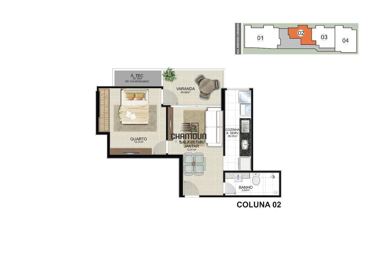 Apartamento à venda no Muquiçaba: PLANTA BAIXA
