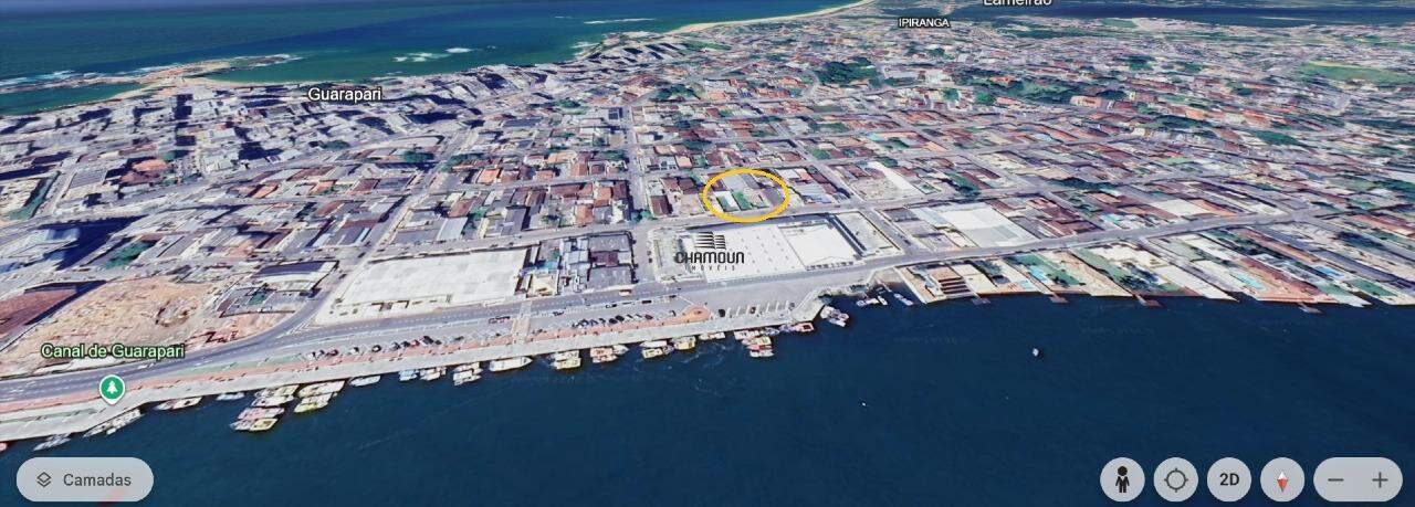 Área Comercial à venda no Centro: 03 Lotes à venda no Centro de Guarapari