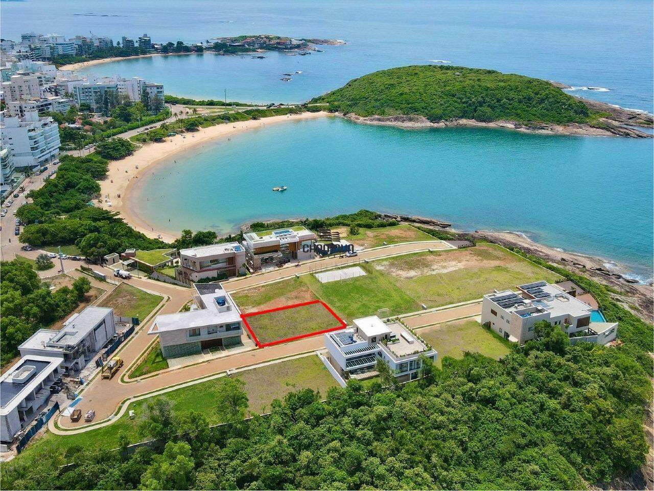 Terreno à venda no Enseada Azul: Terreno frente a Praia de Bacutia 