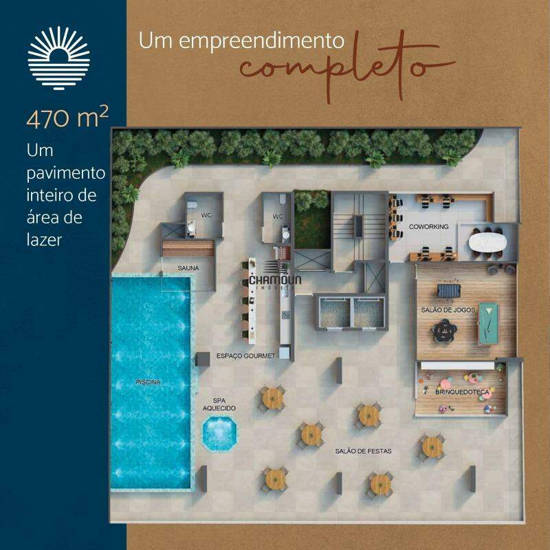 Apartamento à venda no Praia do Morro:  02 quartos sendo 01 suite, 01 Vaga de Garagem, Area de Lazer Completa