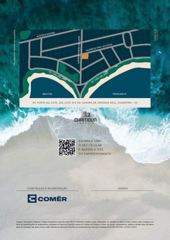 Apartamento à venda no Enseada Azul: Lançamento na Enseada Azul ES MAR DEL PLANTA