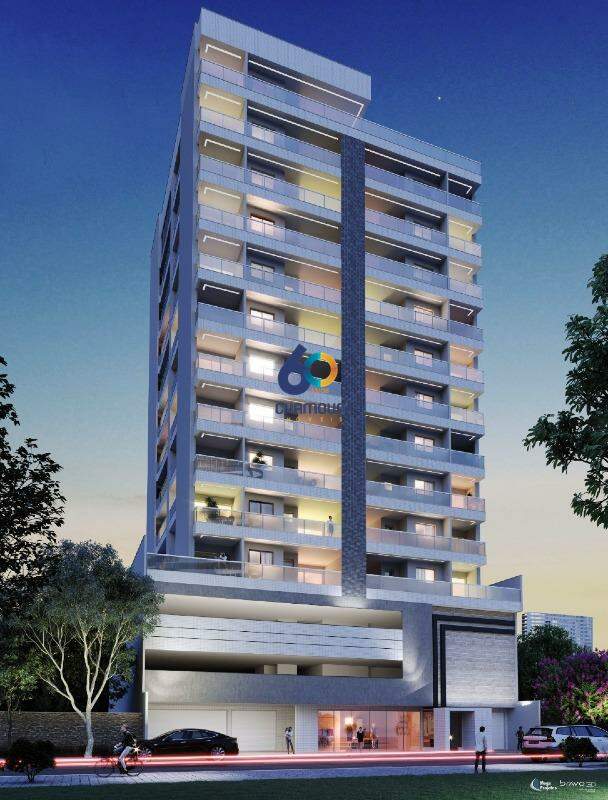 Apartamento à venda no Praia do Morro: Apartamento, 02 Quartos sendo 01 Suíte, Área de Lazer, 01 Vaga de Garagem, Avenida Atlântica, Praia do Morro, Guarapari - ES