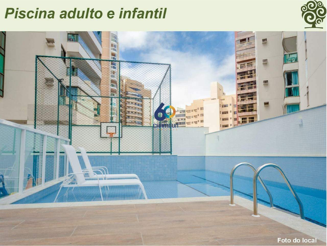 Apartamento à venda no Centro de Vila Velha:  03 quartos sendo 01 suíte, 02 Vagas de Garagem, 96,73 mts², Praia da Costa, Vila Velha – ES