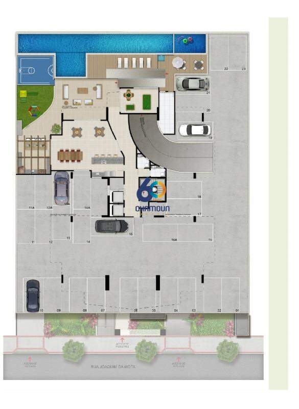 Apartamento à venda no Centro de Vila Velha:  03 quartos sendo 01 suíte, 02 Vagas de Garagem, 107,64 mts², Praia da Costa, Vila Velha – ES