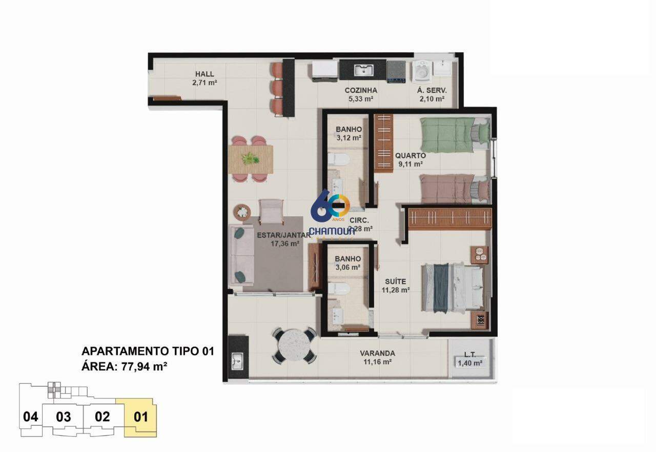 Apartamento à venda no Bento Ferreira: Apartamento 2 quartos à venda em Bento Ferreira - Vitória/ES